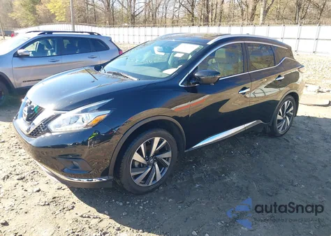 2017 Nissan Murano Platinum from USA, damaged, VIN 5N1AZ2MG4HN184351